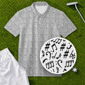 Music Notes Performance Print Polo