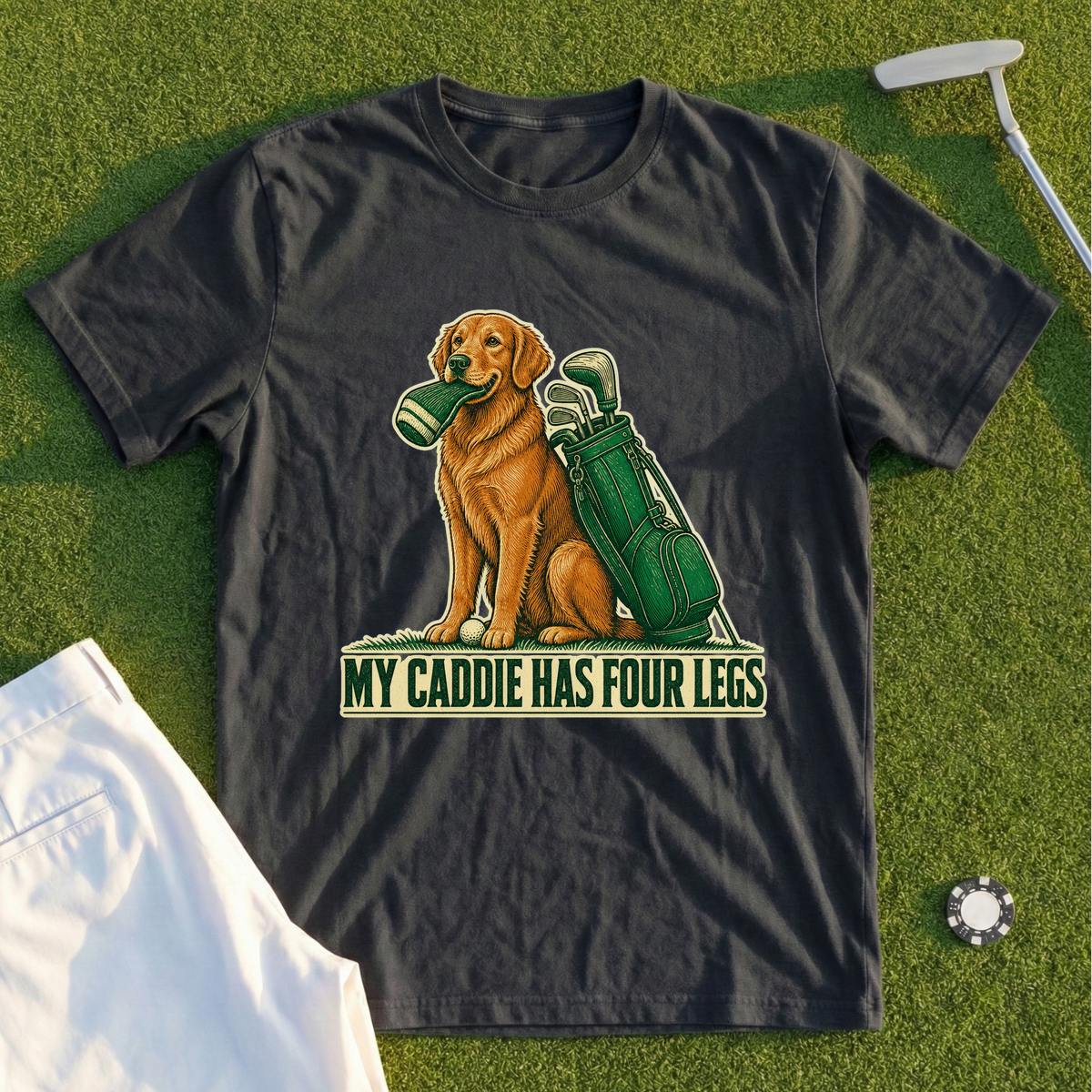 My Caddie Has Four Legs Tee