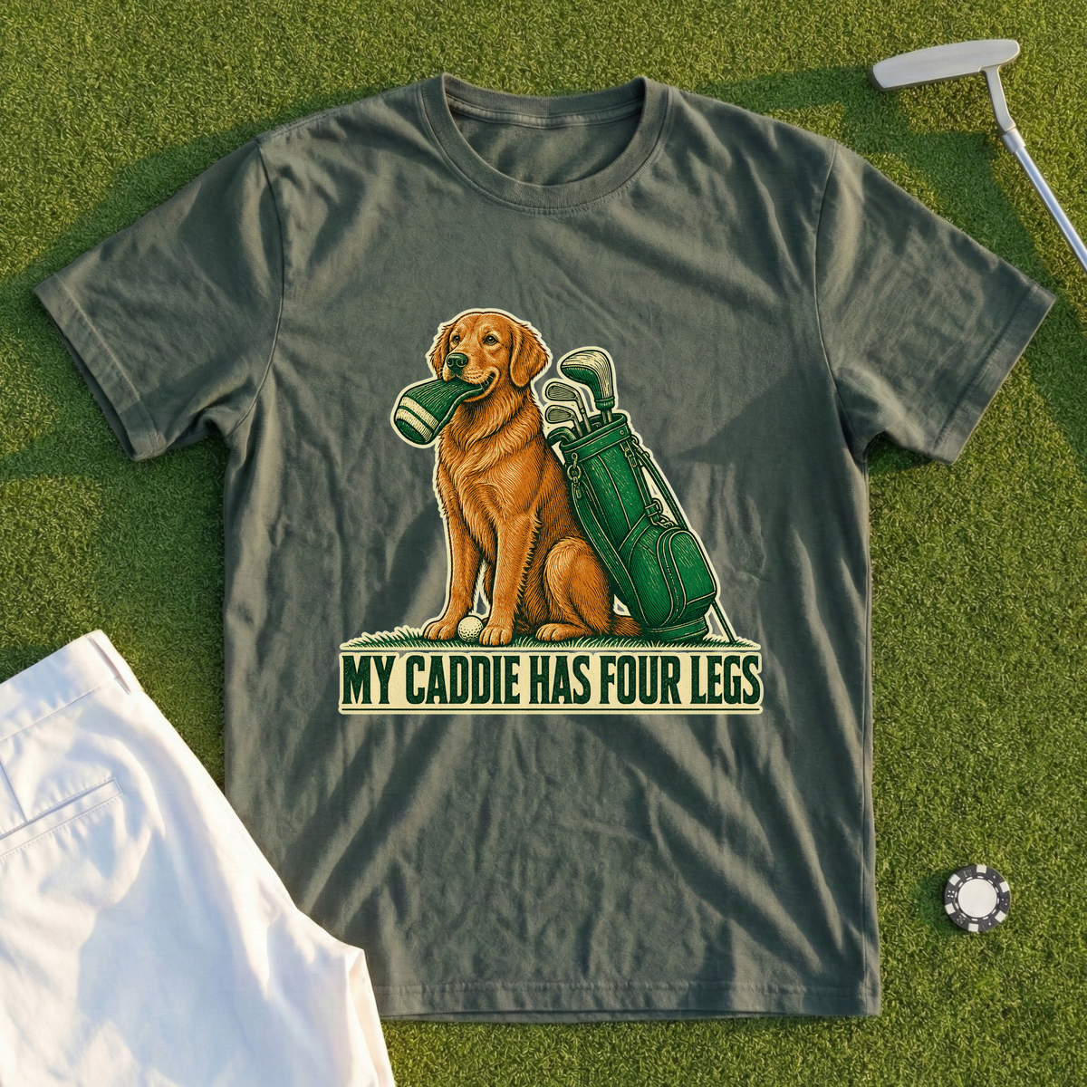 My Caddie Has Four Legs Tee