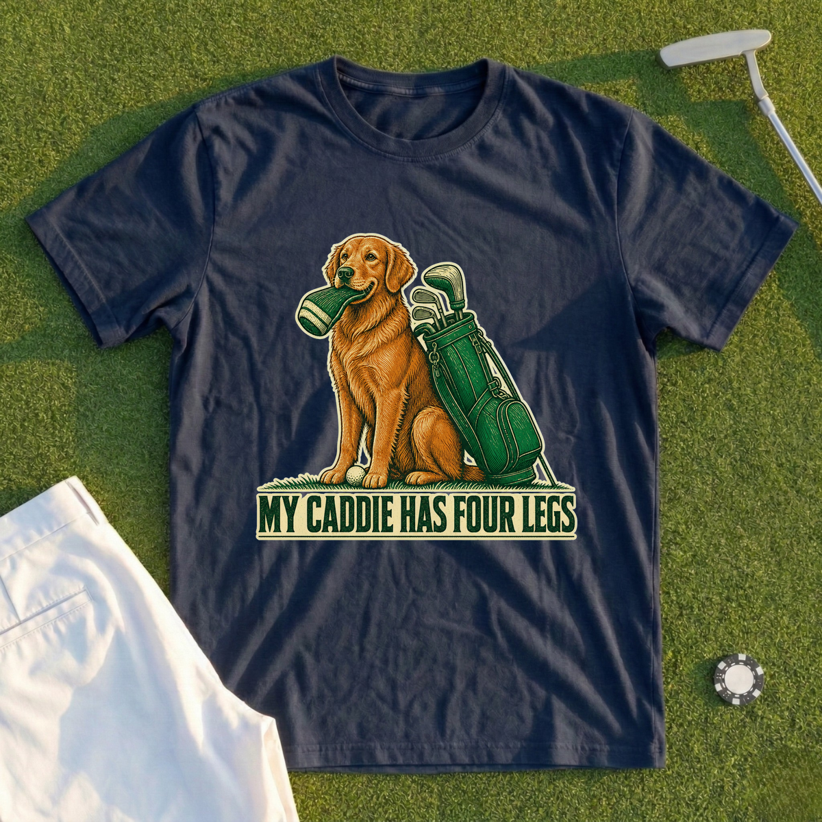 My Caddie Has Four Legs Tee