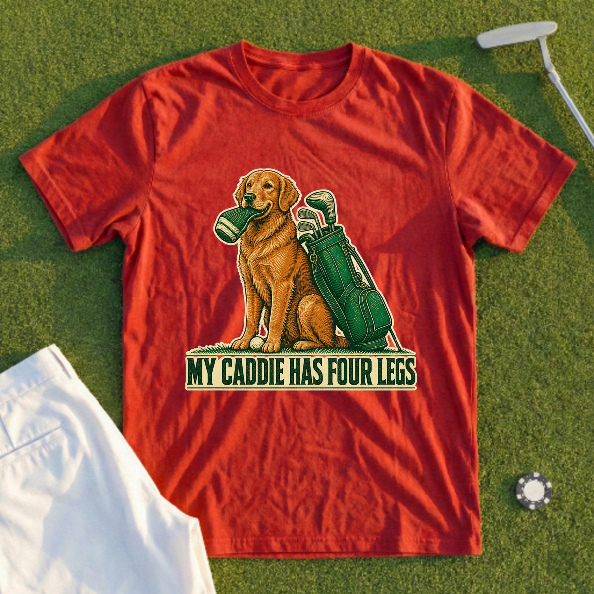 My Caddie Has Four Legs Tee
