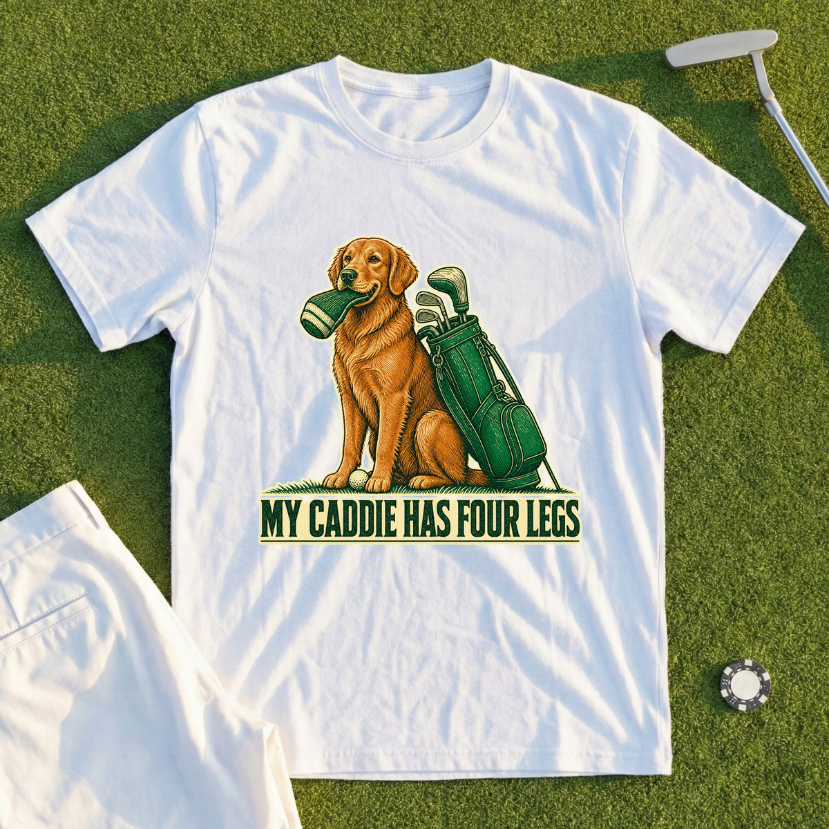 My Caddie Has Four Legs Tee