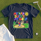 My Dad Sucks At Golf Crayon Tee