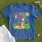 My Dad Sucks At Golf Crayon Tee