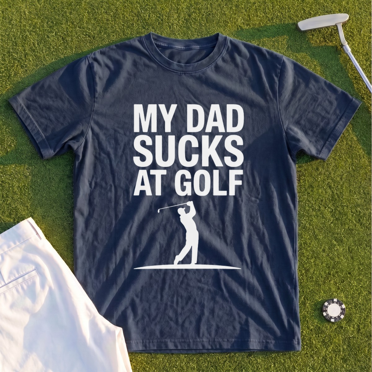 My Dad Sucks At Golf Premium Tee