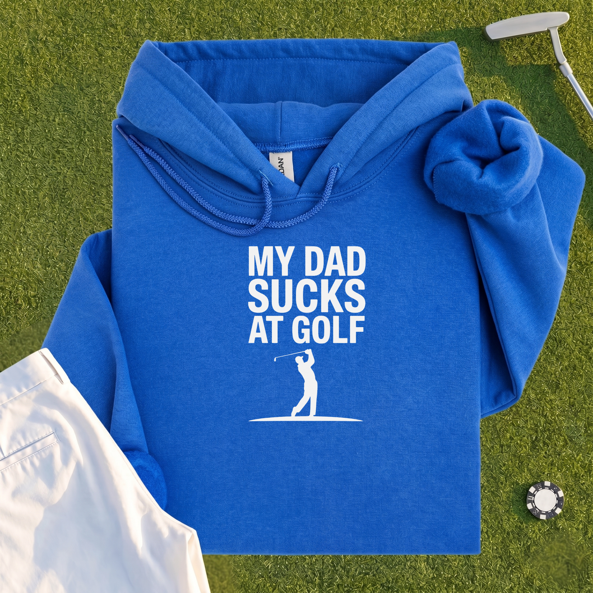 My Dad Sucks At Golf Hoodie