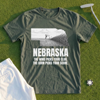 Nebraska The Wind Picks Your Club The Corn Picks Your Score Tee