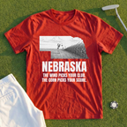 Nebraska The Wind Picks Your Club The Corn Picks Your Score Tee