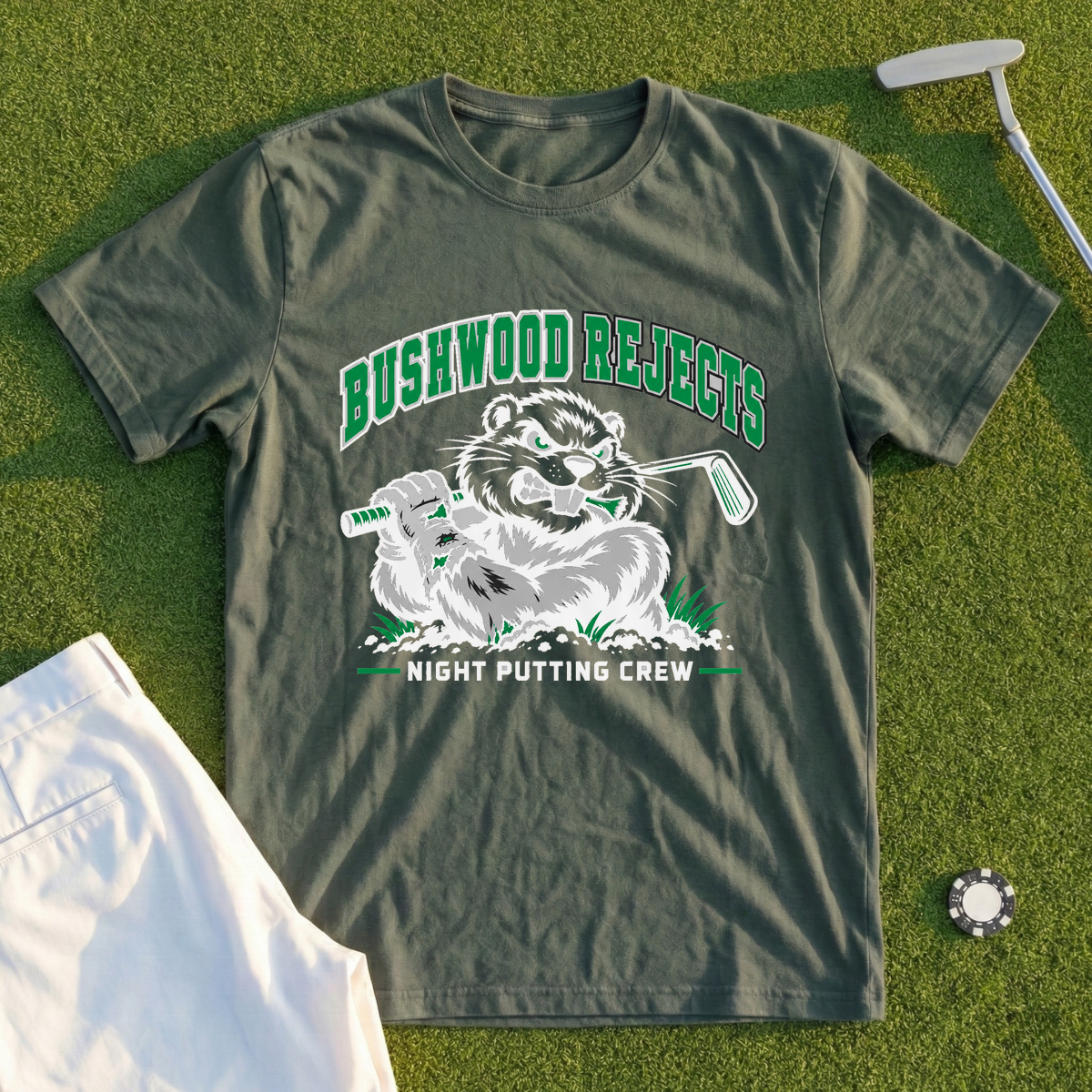 Night Putting Crew Tee