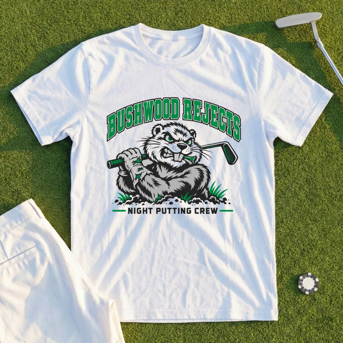 Night Putting Crew Tee