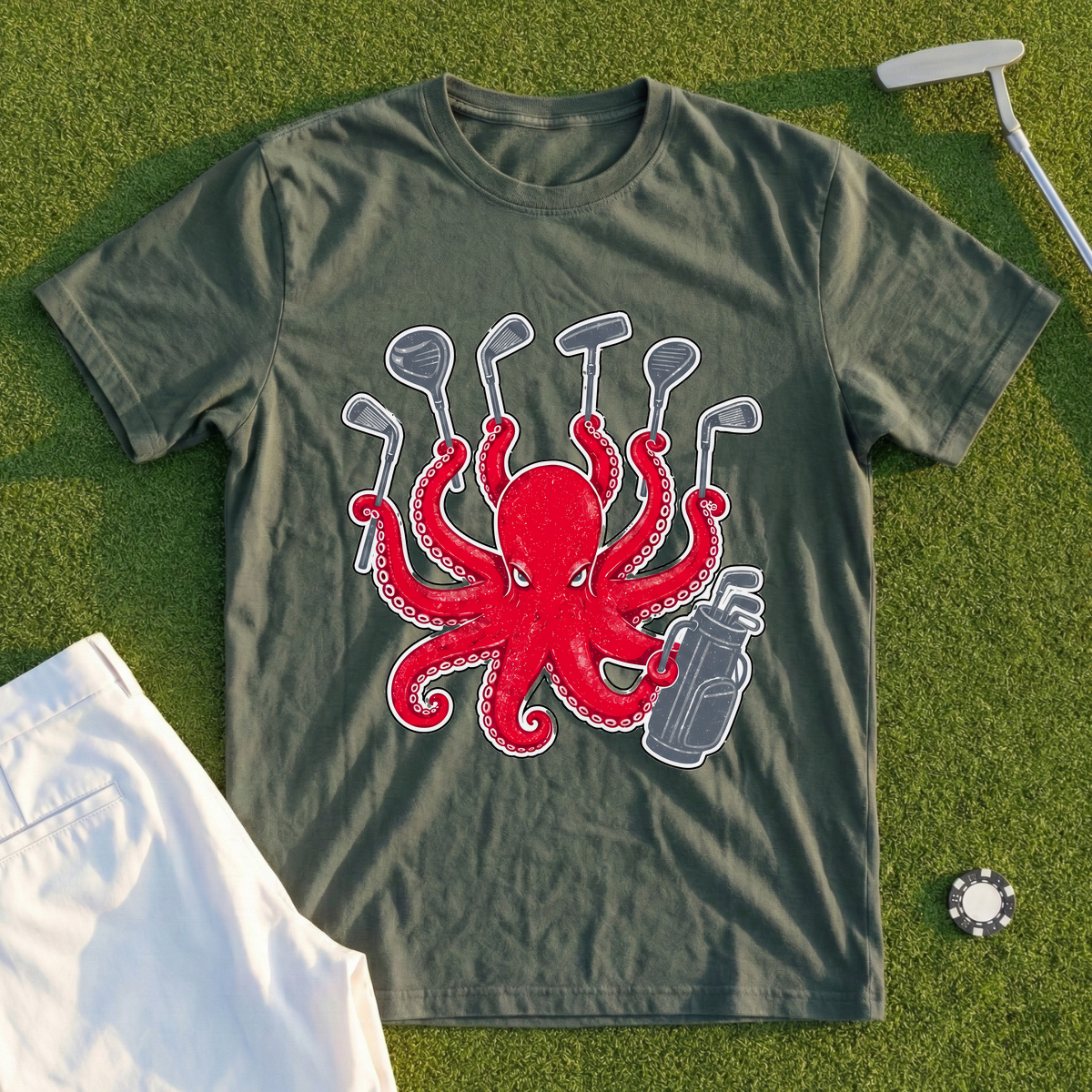 Nine-Armed Caddy Tee