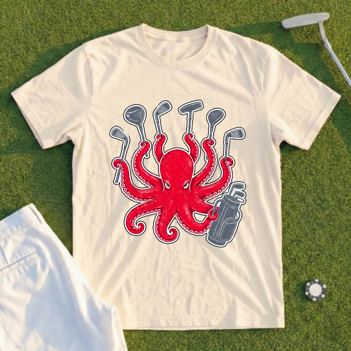 Nine-Armed Caddy Tee