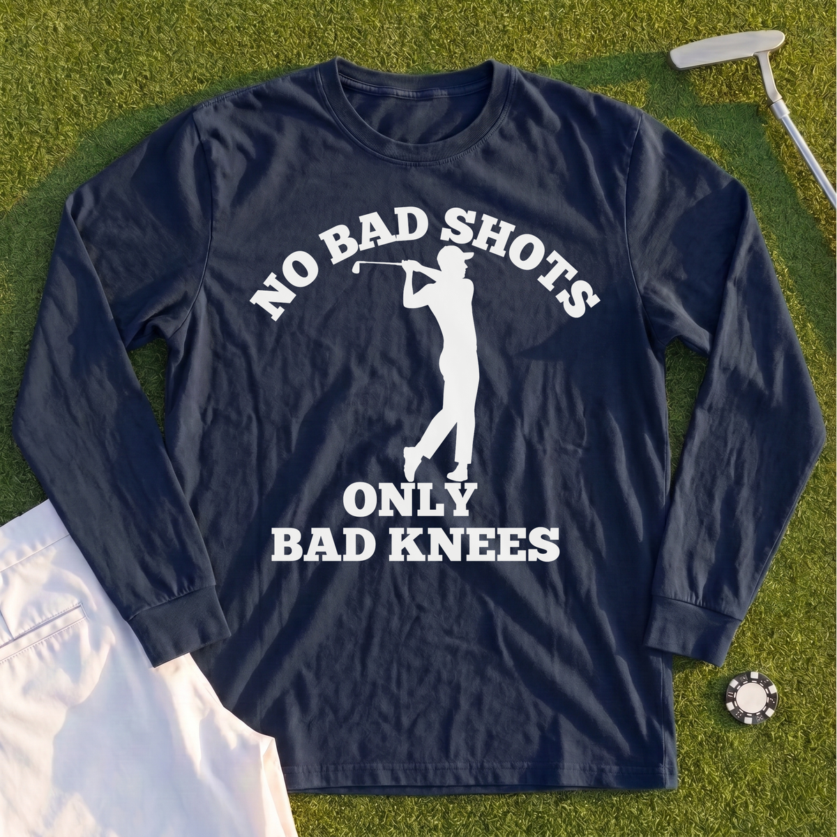 No Bad Shots Long Sleeve Tee