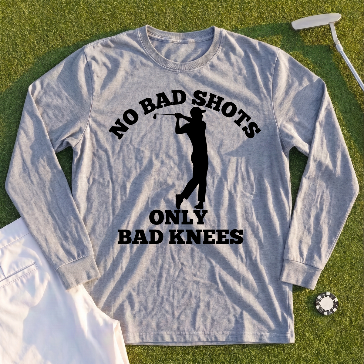 No Bad Shots Long Sleeve Tee