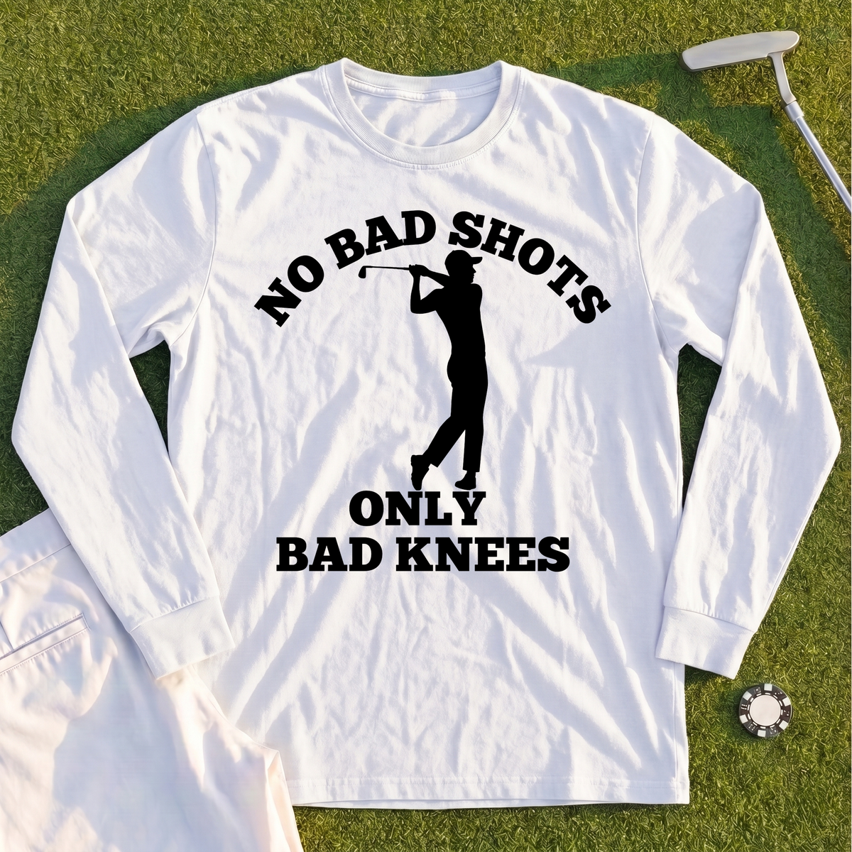 No Bad Shots Long Sleeve Tee