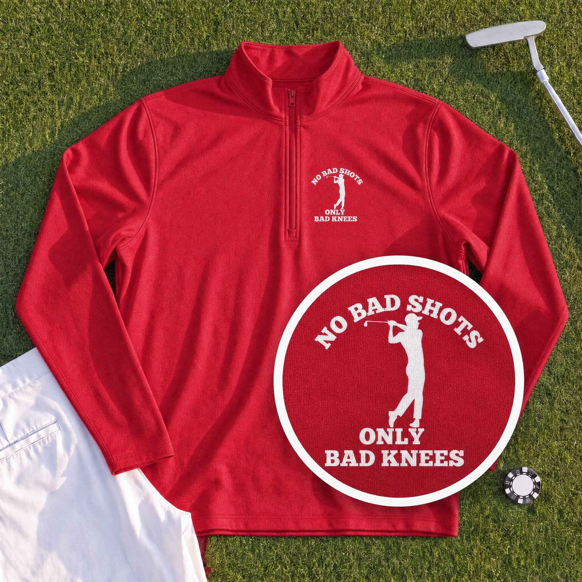 No Bad Shots Quarter Zip