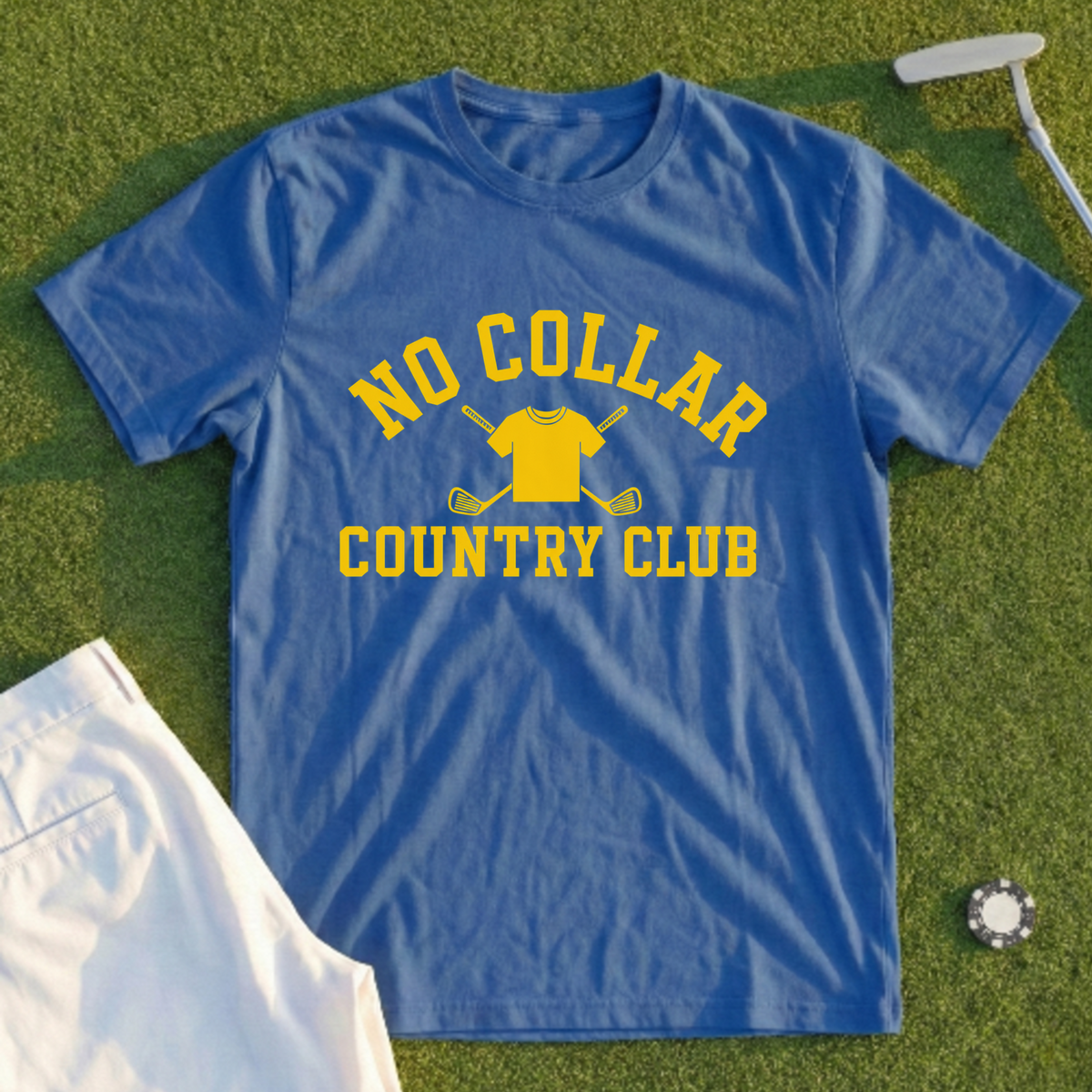No Collar Country Club Tee