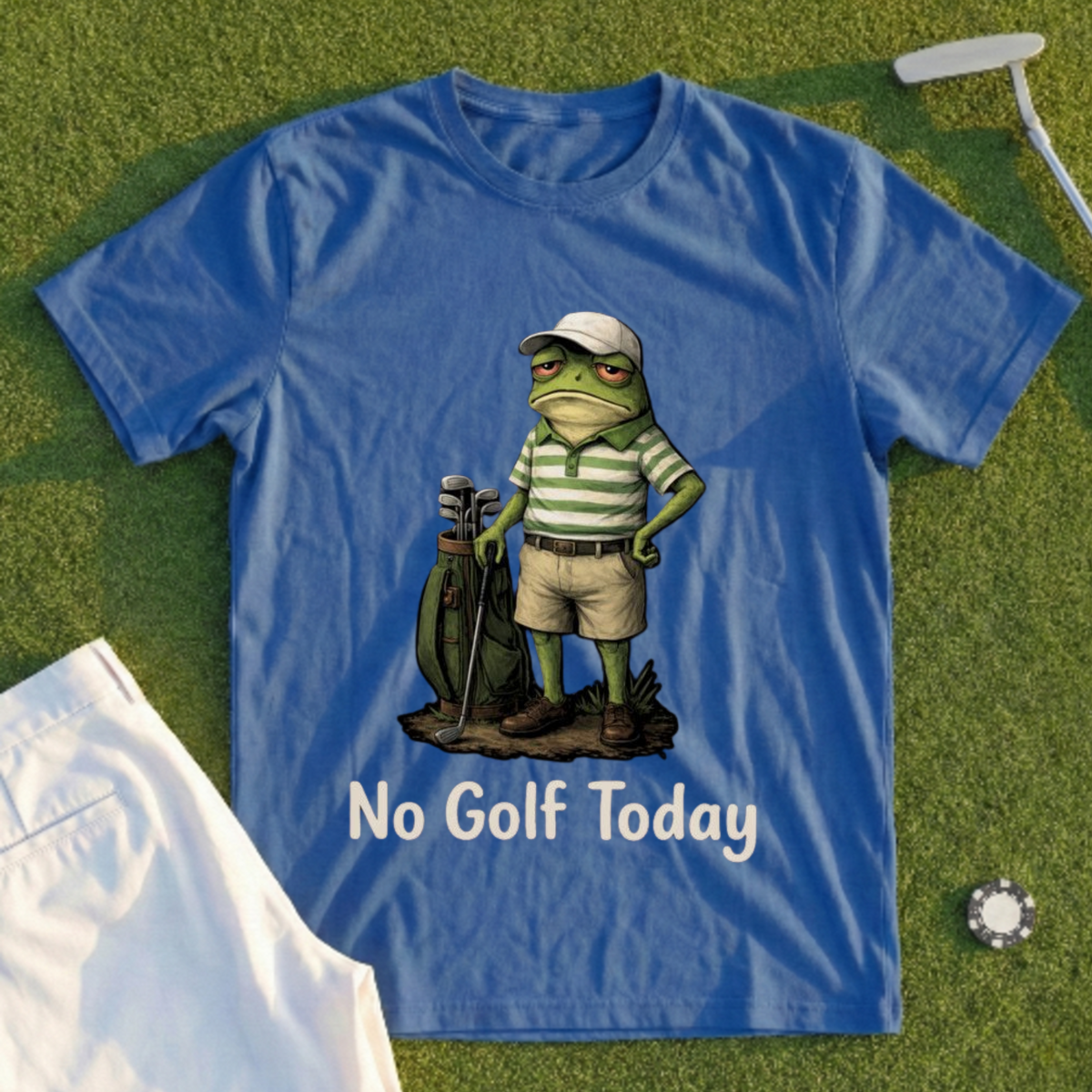 No Golf Today Frog Tee