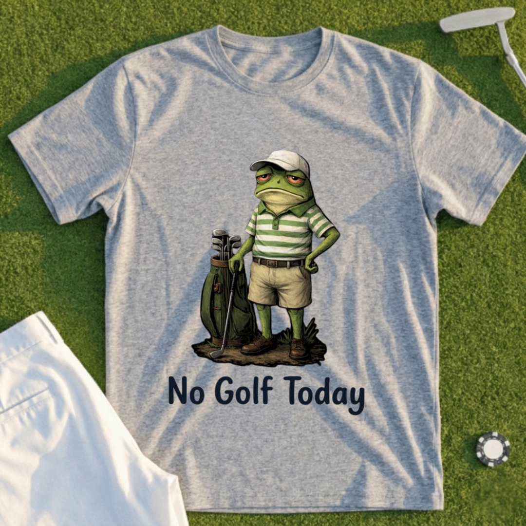 No Golf Today Frog Tee