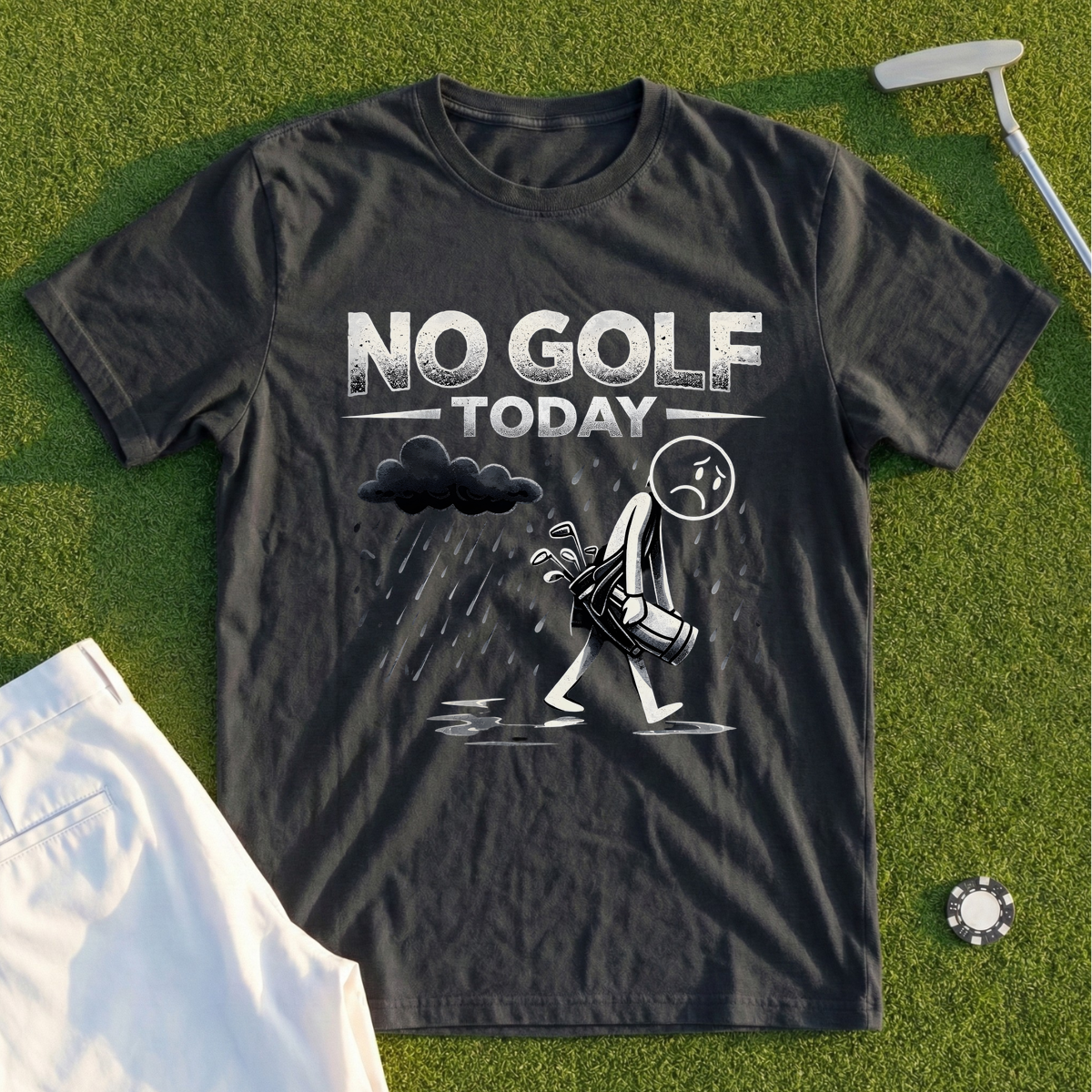 No Golf Today Rainout Tee