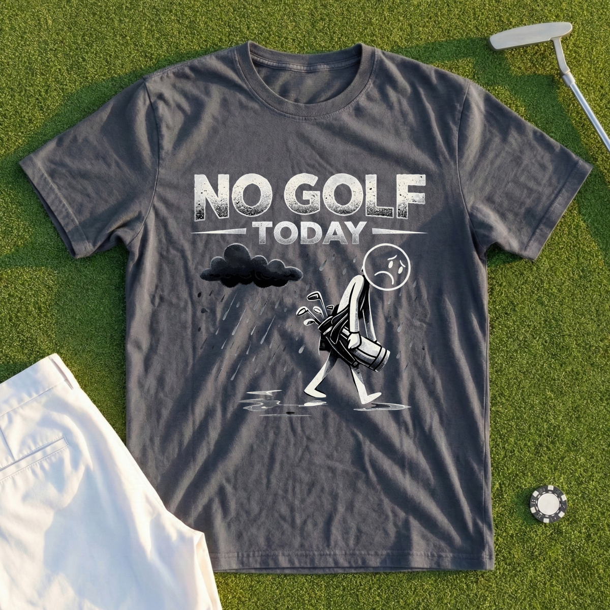 No Golf Today Rainout Tee