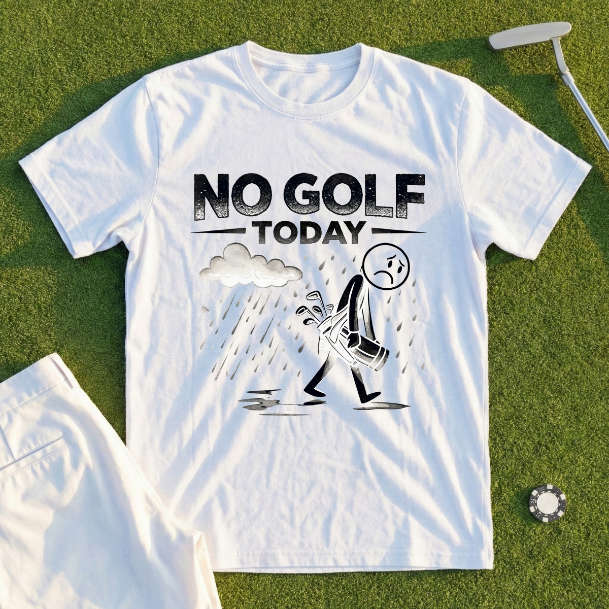 No Golf Today Rainout Tee