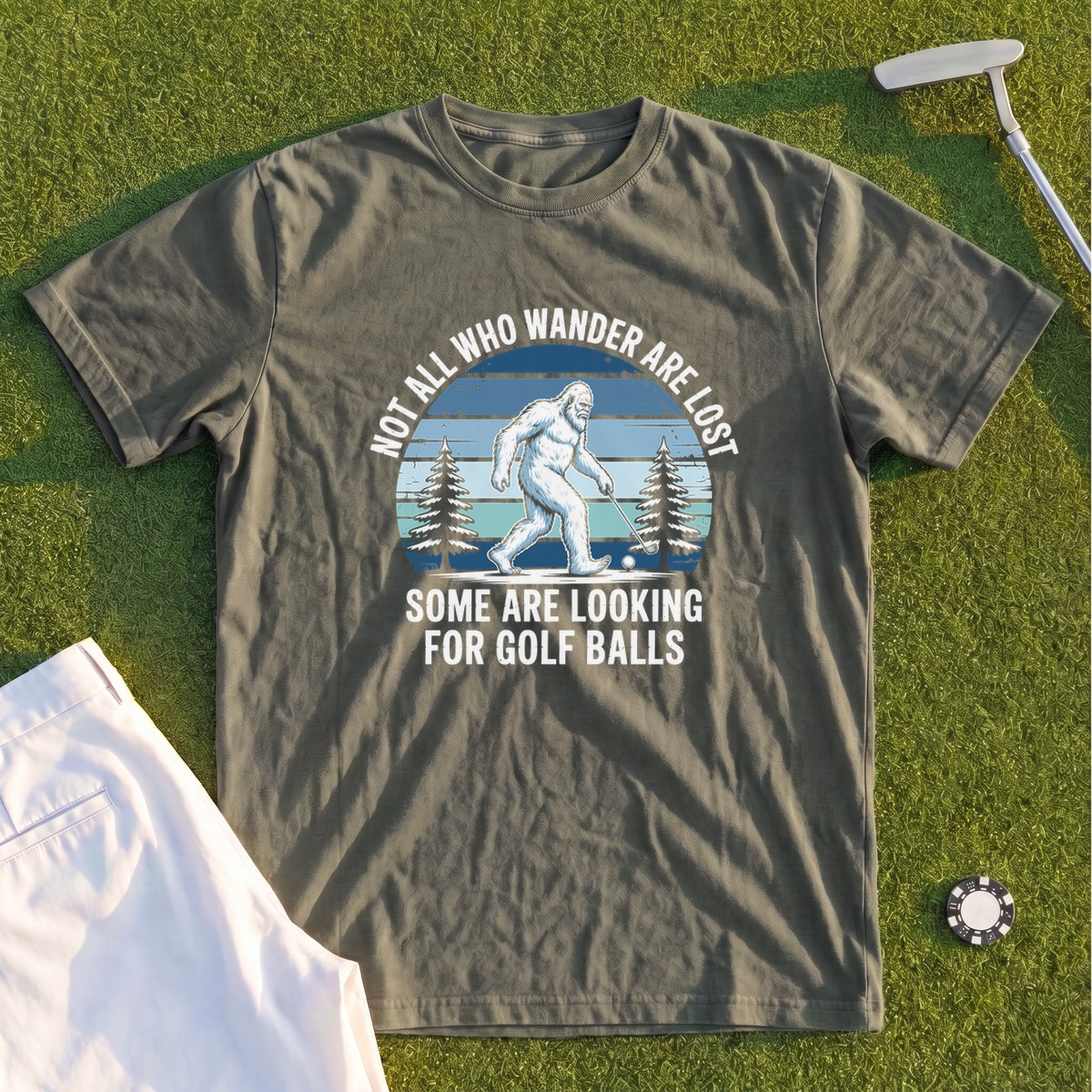 Not All Who Wandrer Yeti Premium Tee