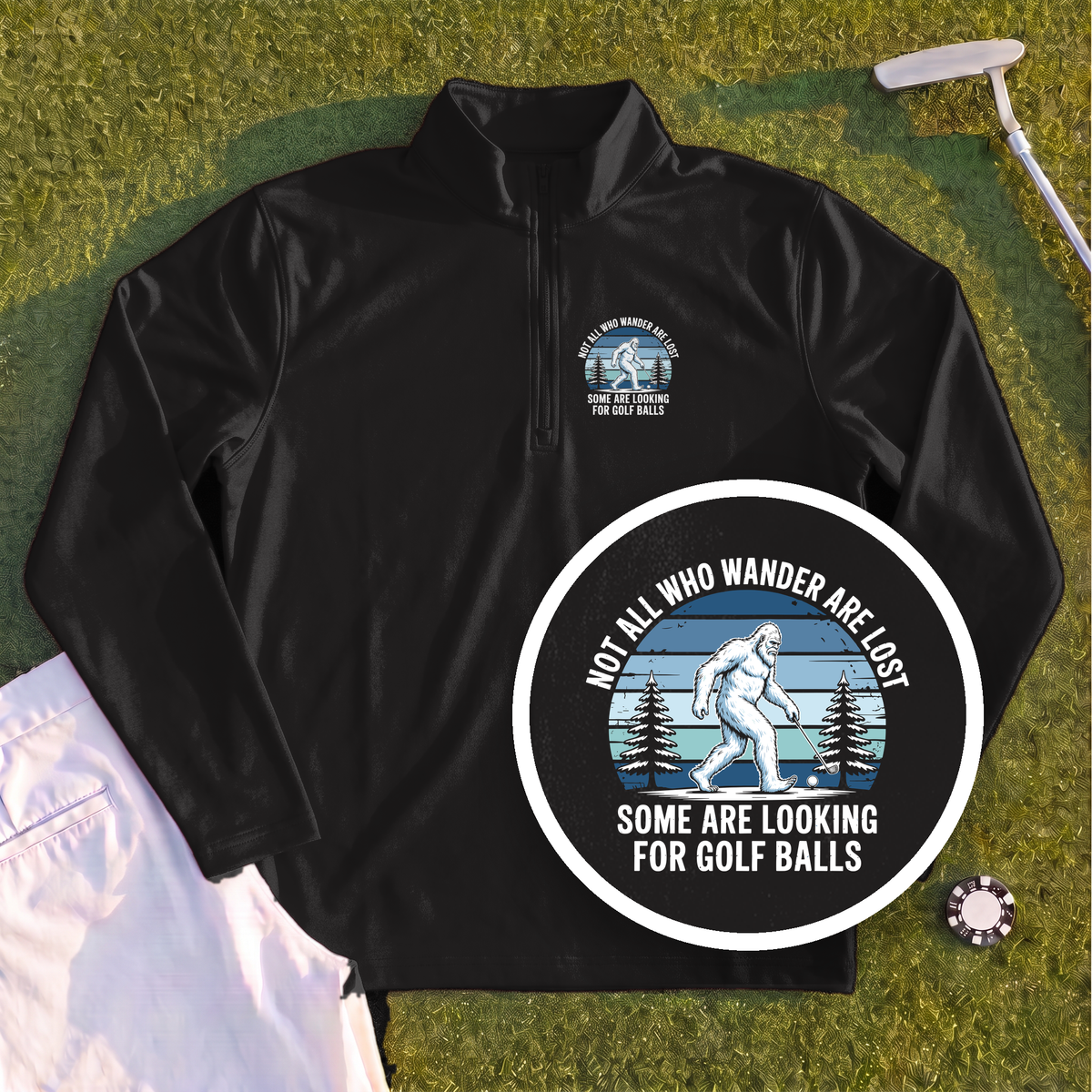 Not All Who Wandrer Yeti Quarter Zip
