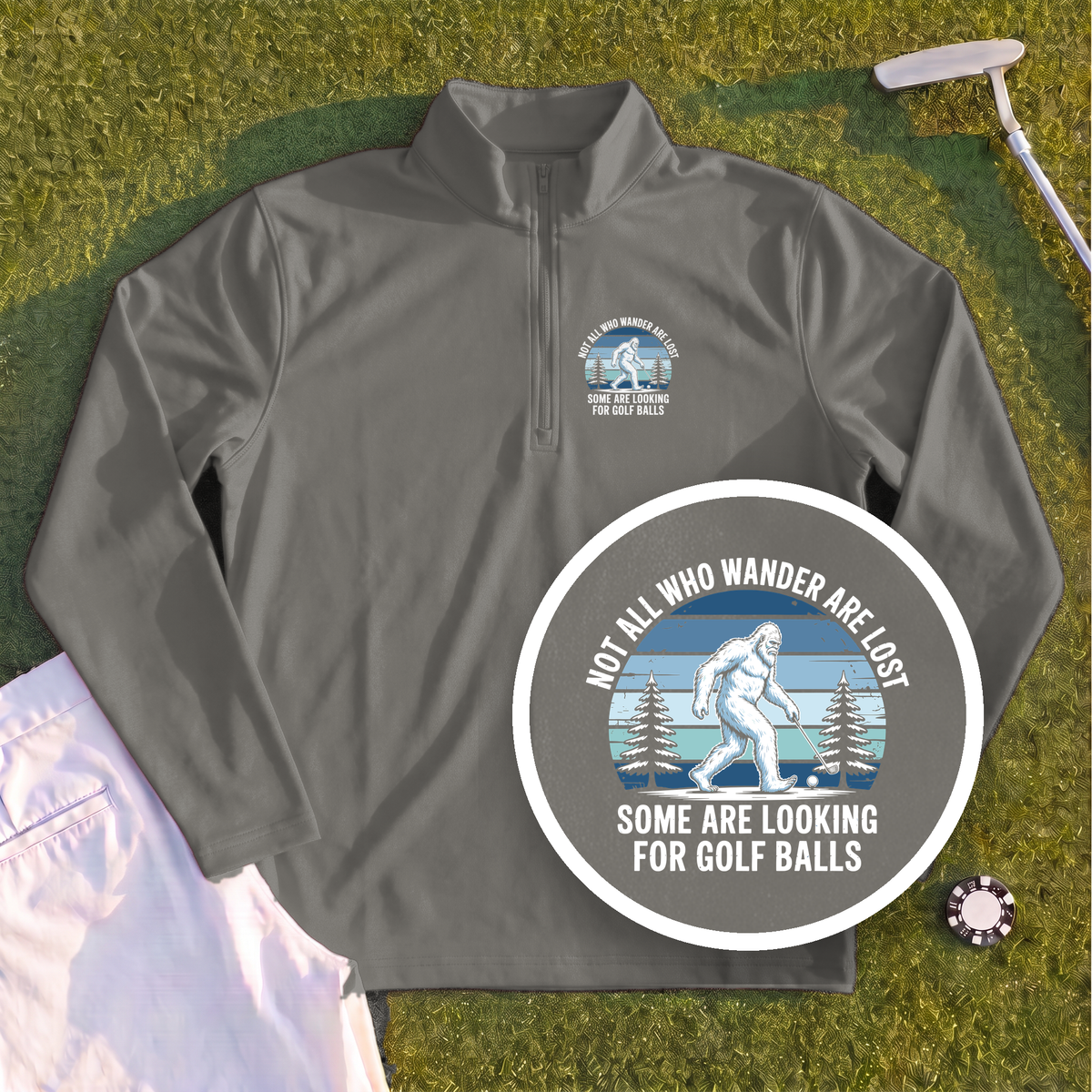 Not All Who Wandrer Yeti Quarter Zip