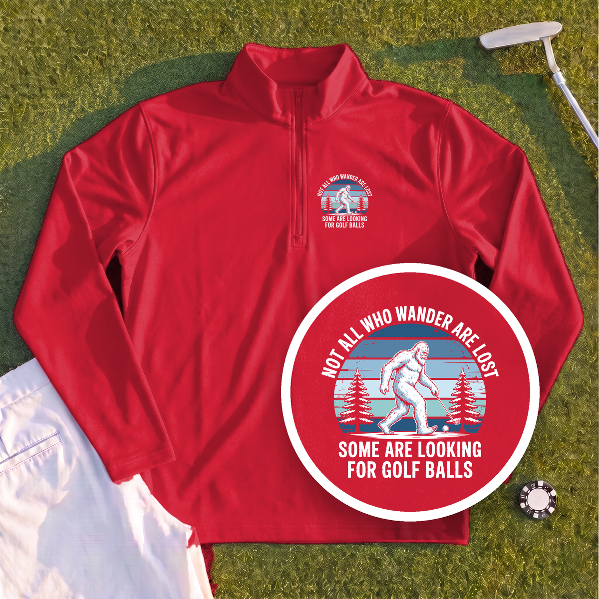 Not All Who Wandrer Yeti Quarter Zip