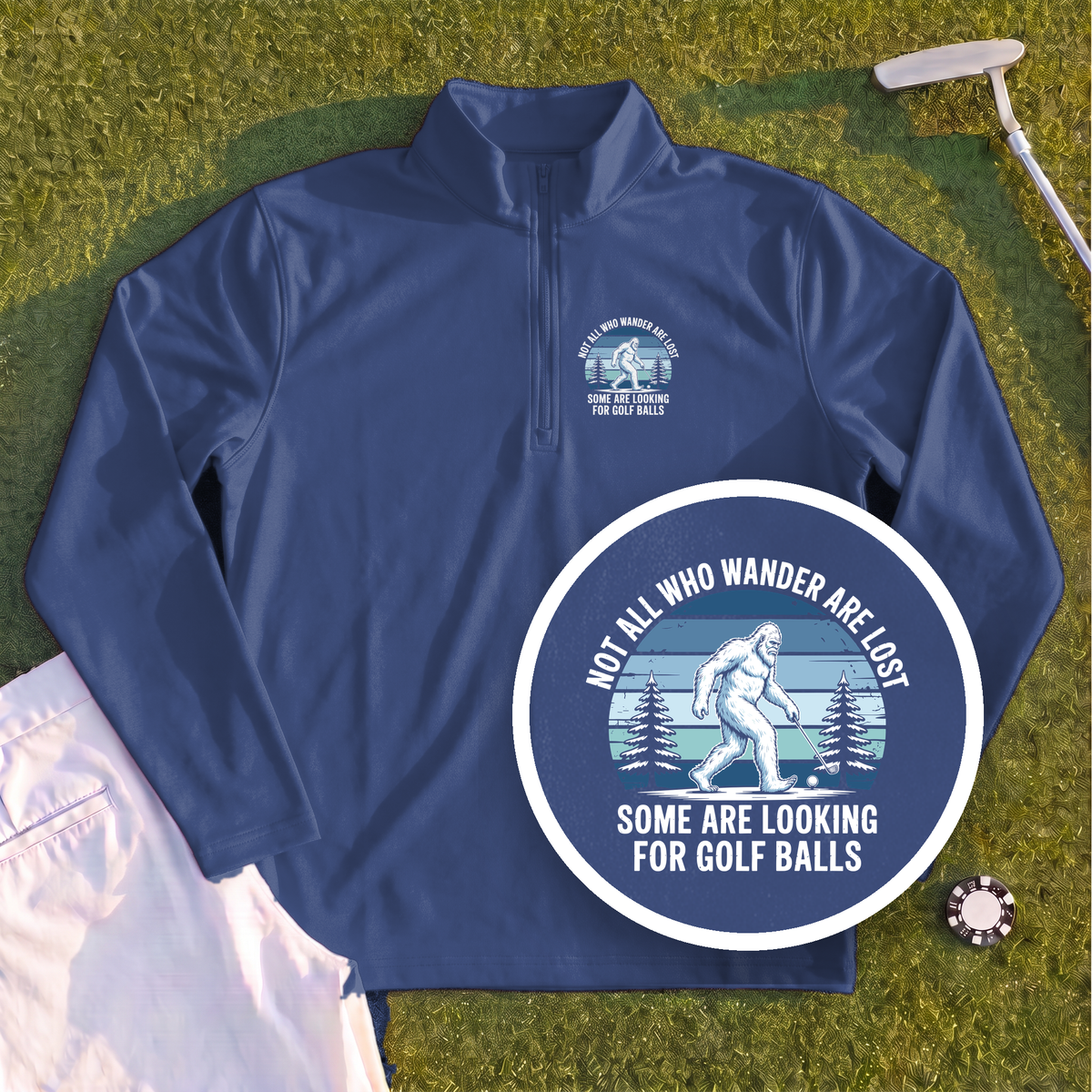 Not All Who Wandrer Yeti Quarter Zip