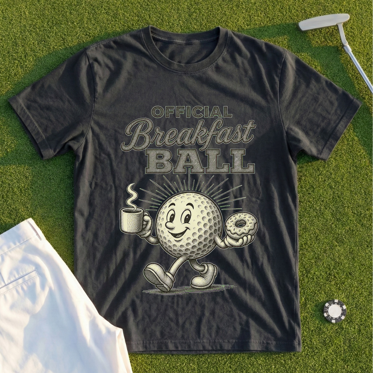 Official Breakfast Ball, Engraved Portrait Tee