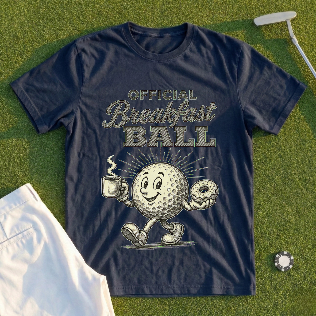 Official Breakfast Ball, Engraved Portrait Tee