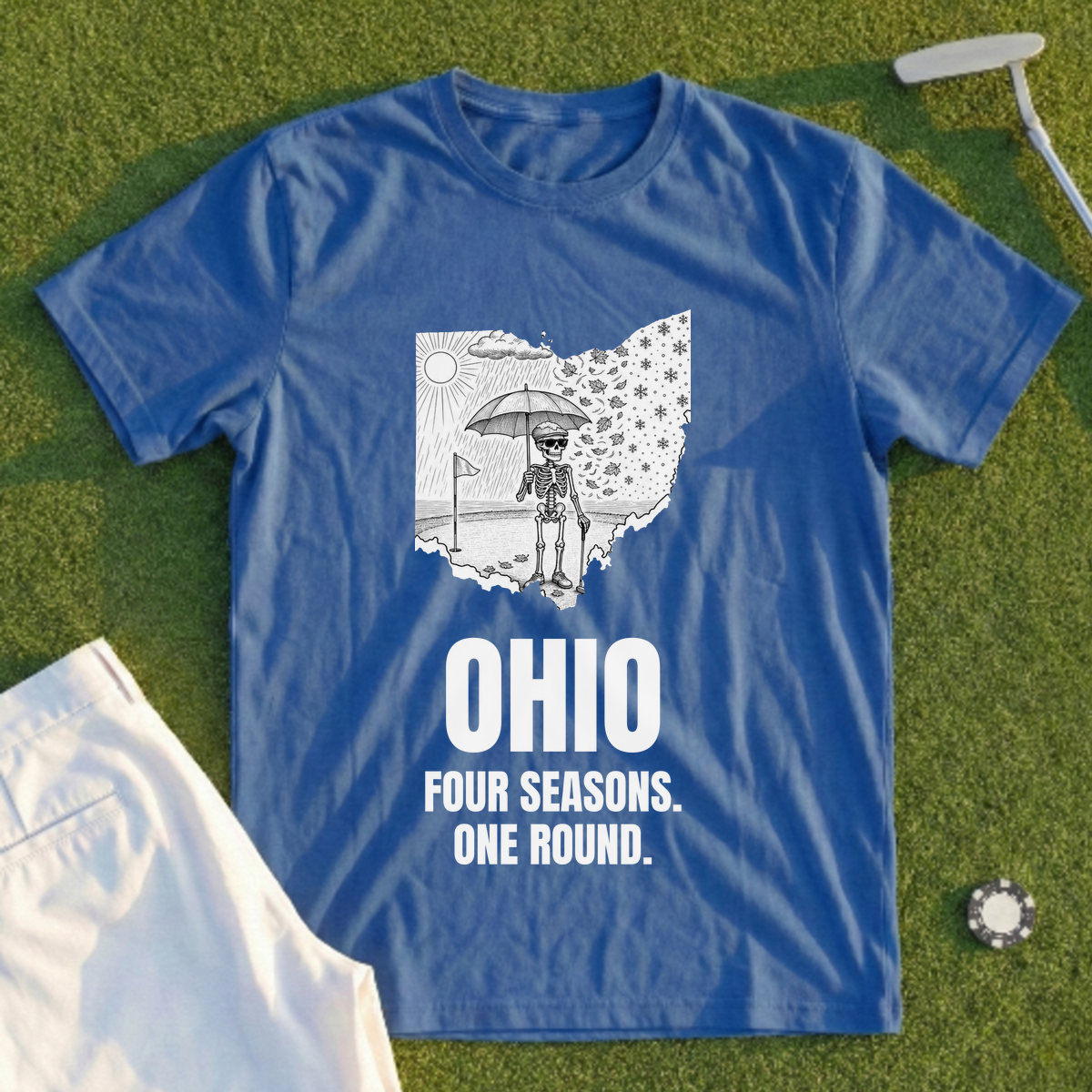 Ohio Four Seasons One Round Tee