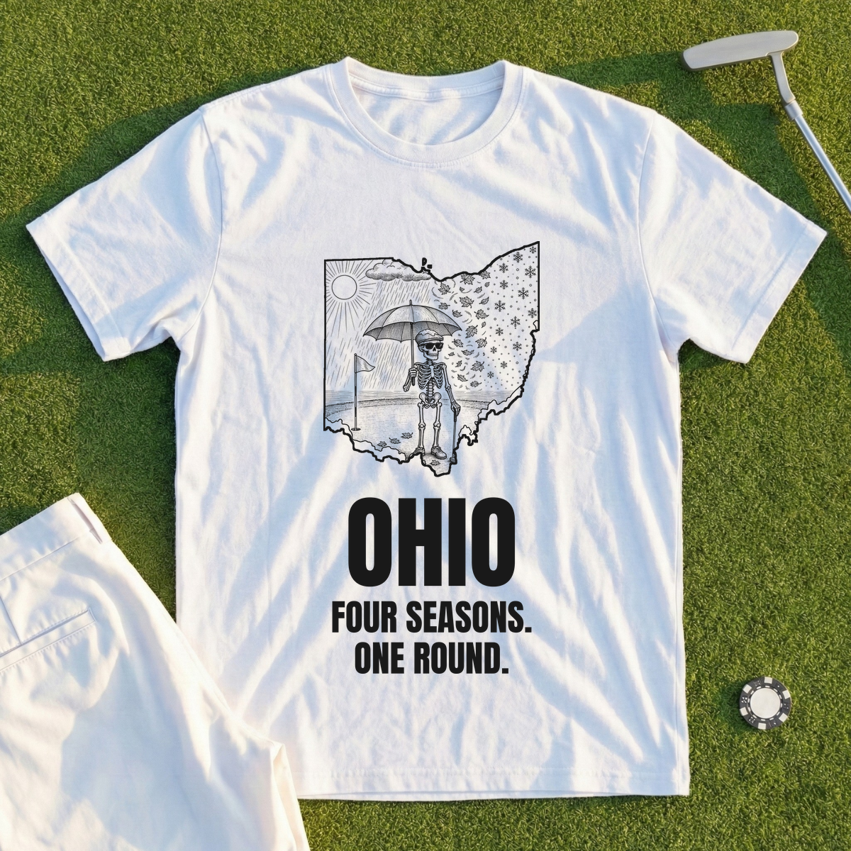 Ohio Four Seasons One Round Tee