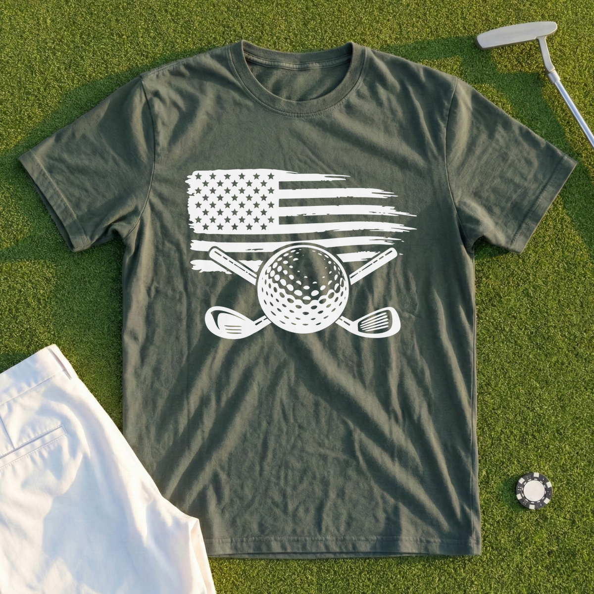 Old Glory Golf Tee