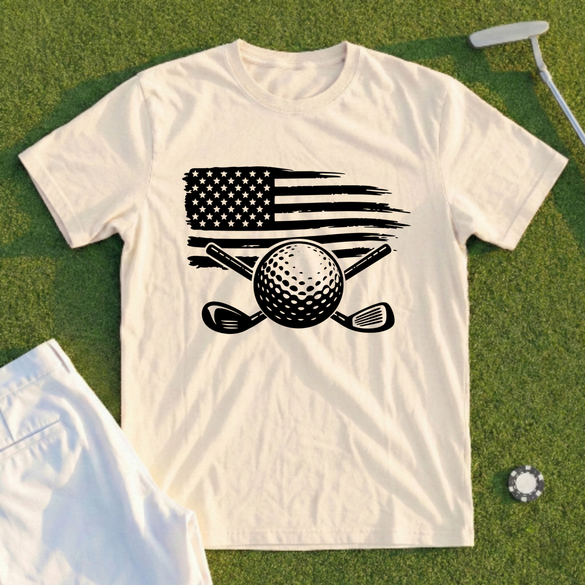 Old Glory Golf Tee