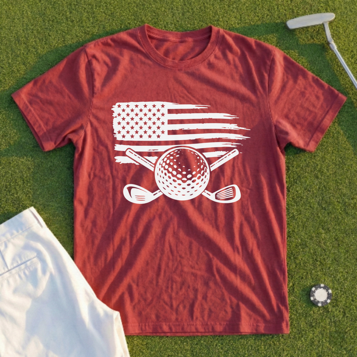 Old Glory Golf Tee
