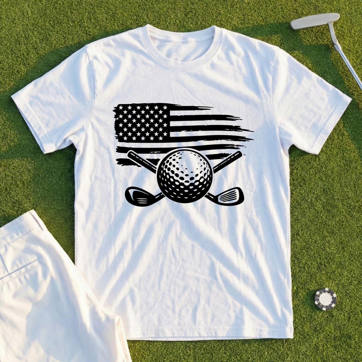 Old Glory Golf Tee