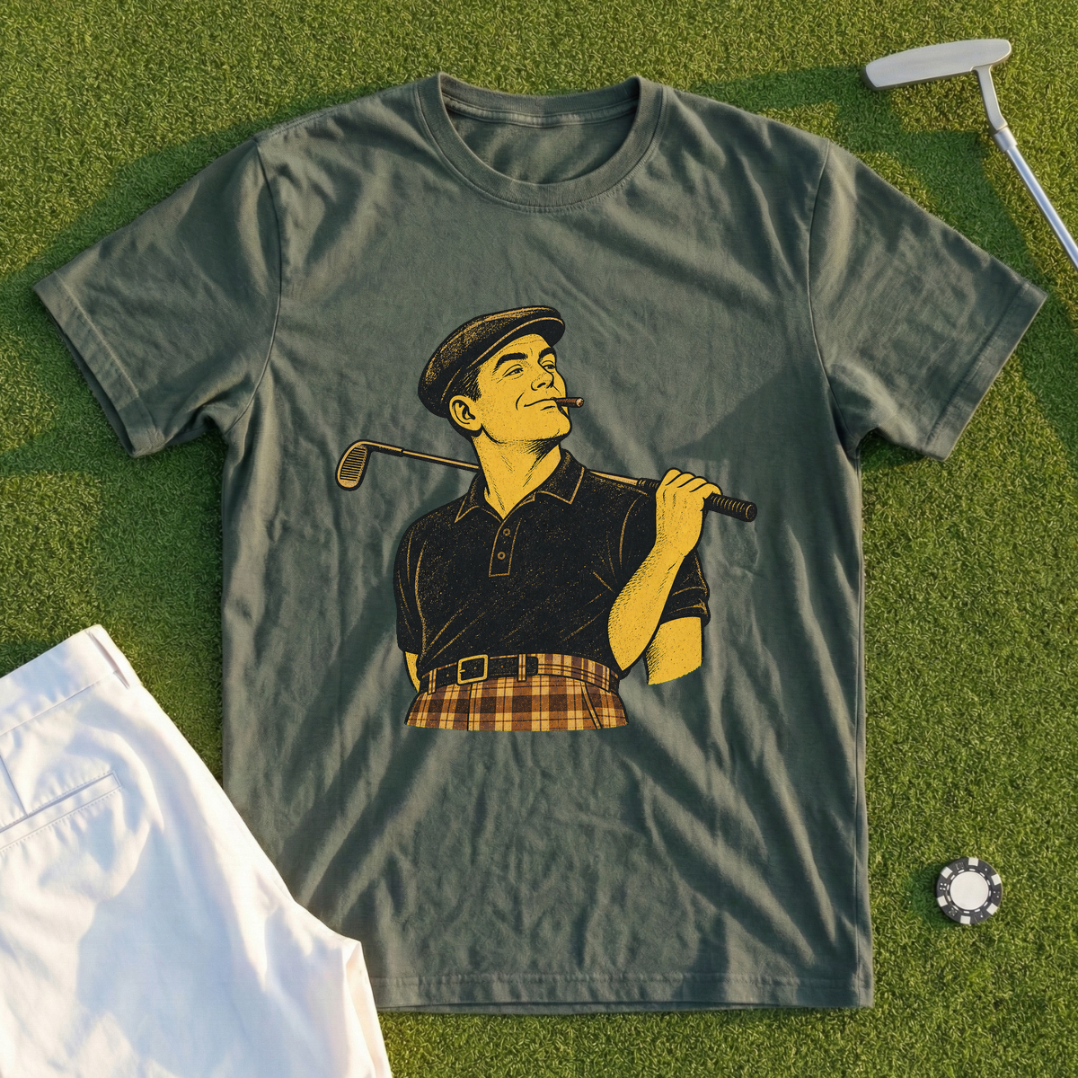 Old School New Round Tee