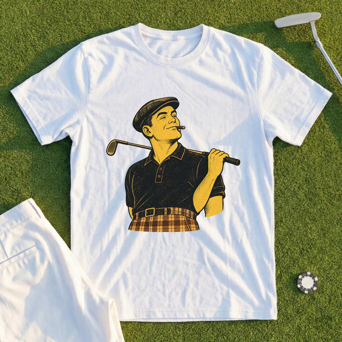 Old School New Round Tee