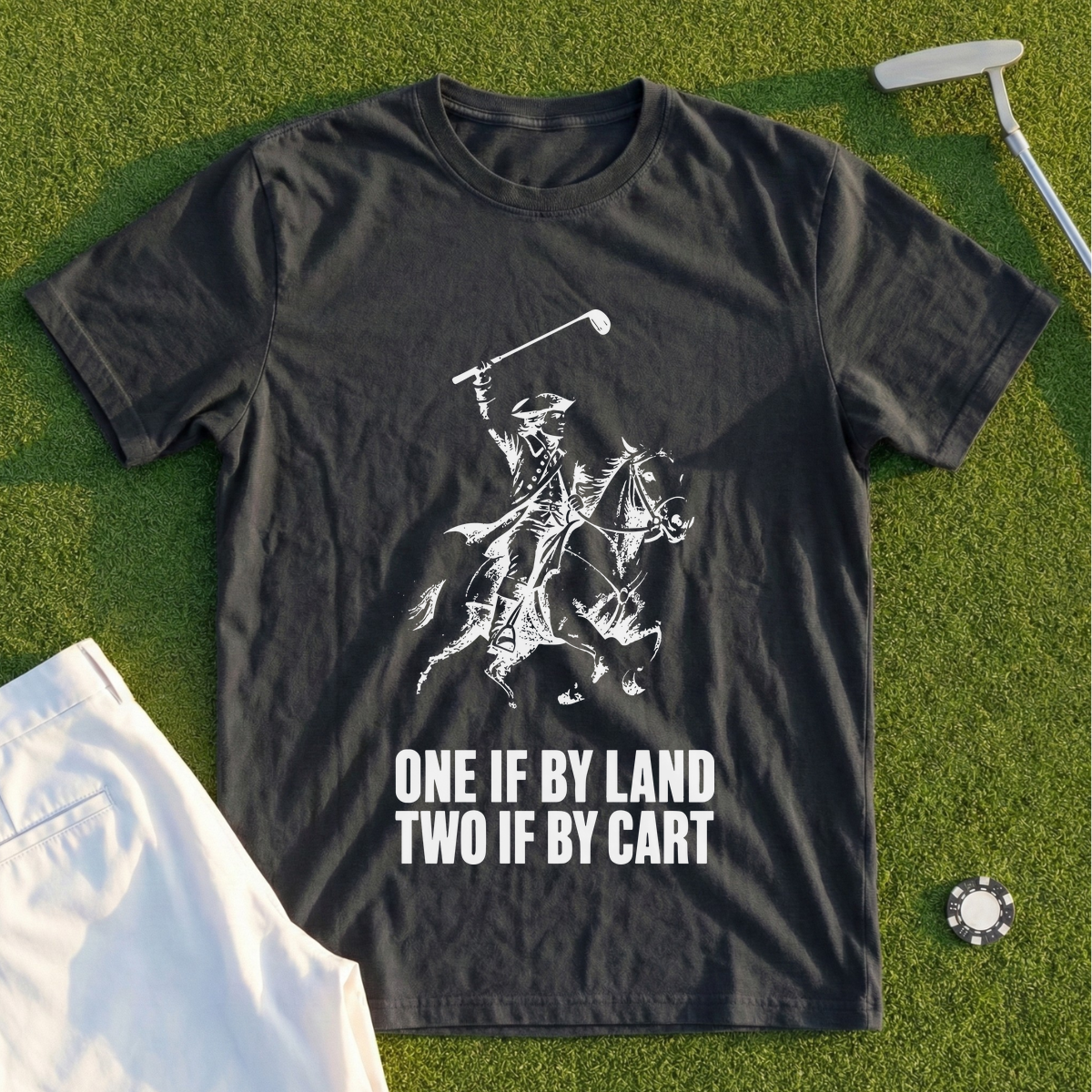 One If By Land Two If By Cart Tee
