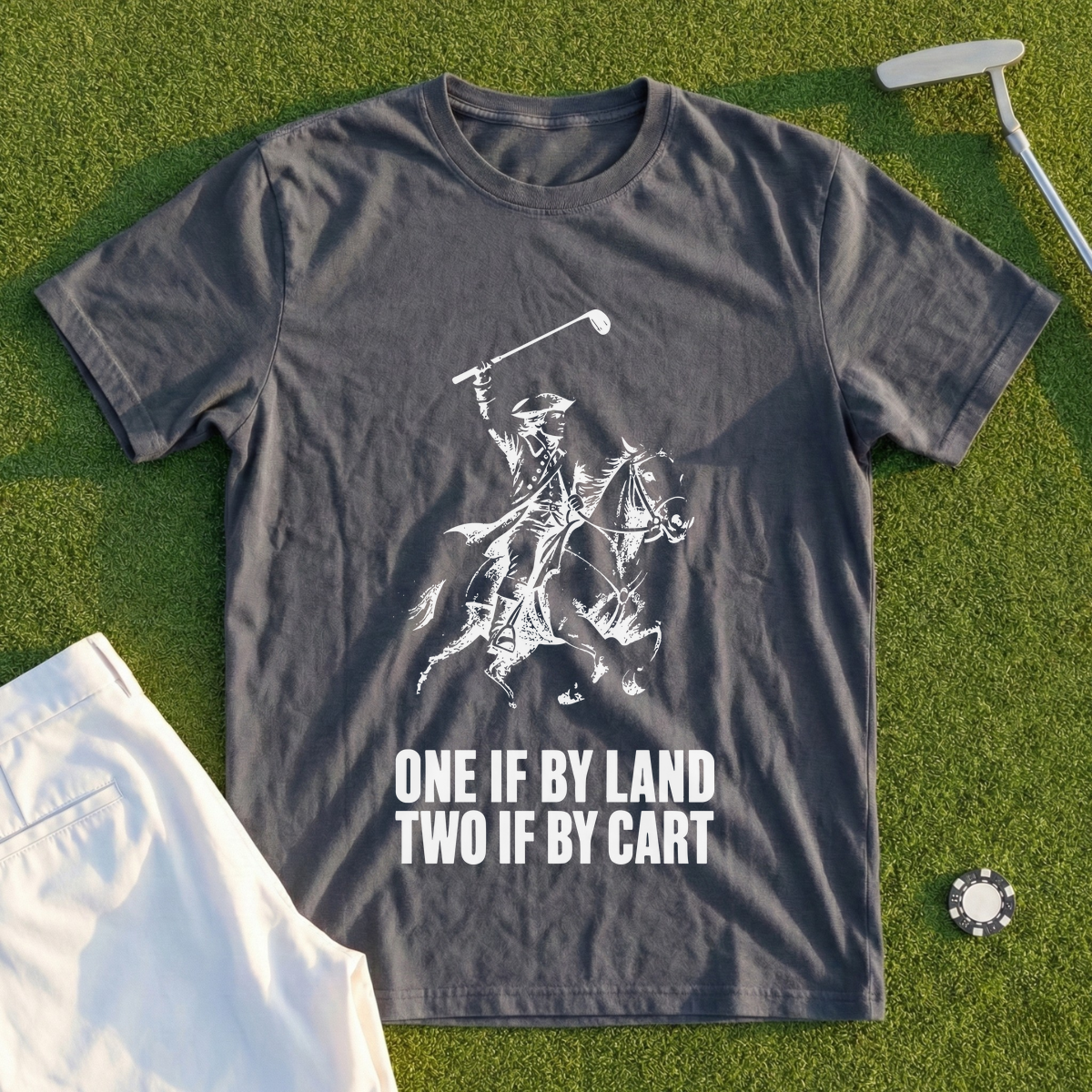 One If By Land Two If By Cart Tee