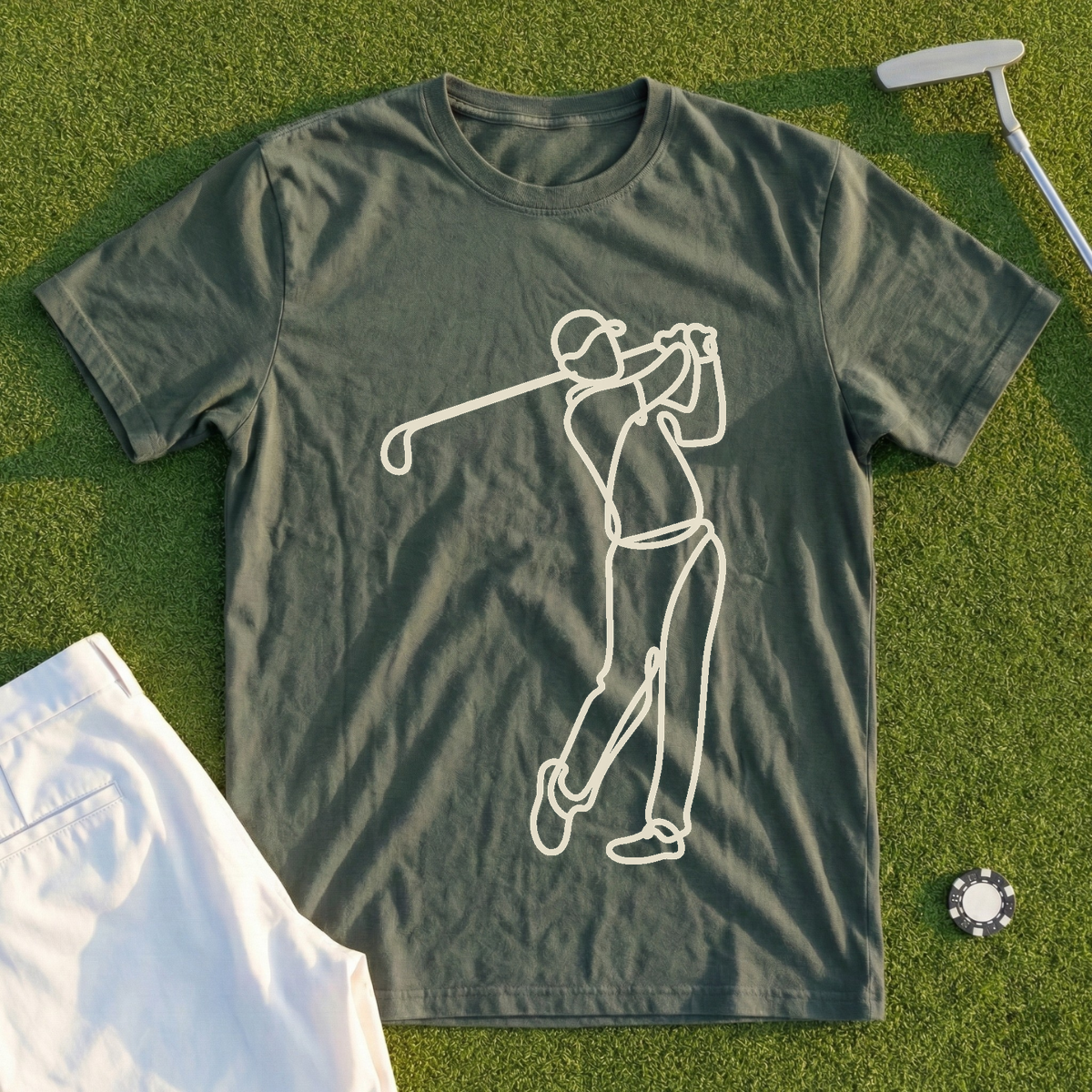 One Line One Swing Tee