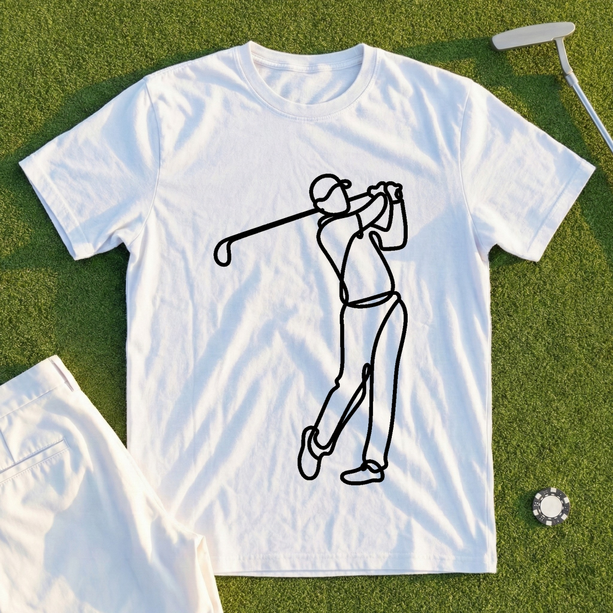 One Line One Swing Tee