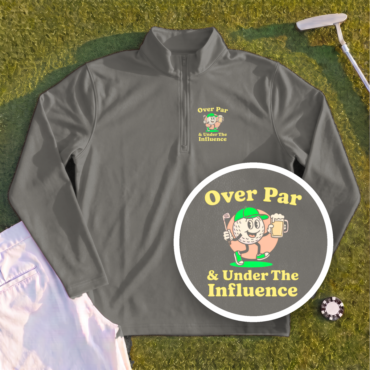 Over And Under It Quarter Zip