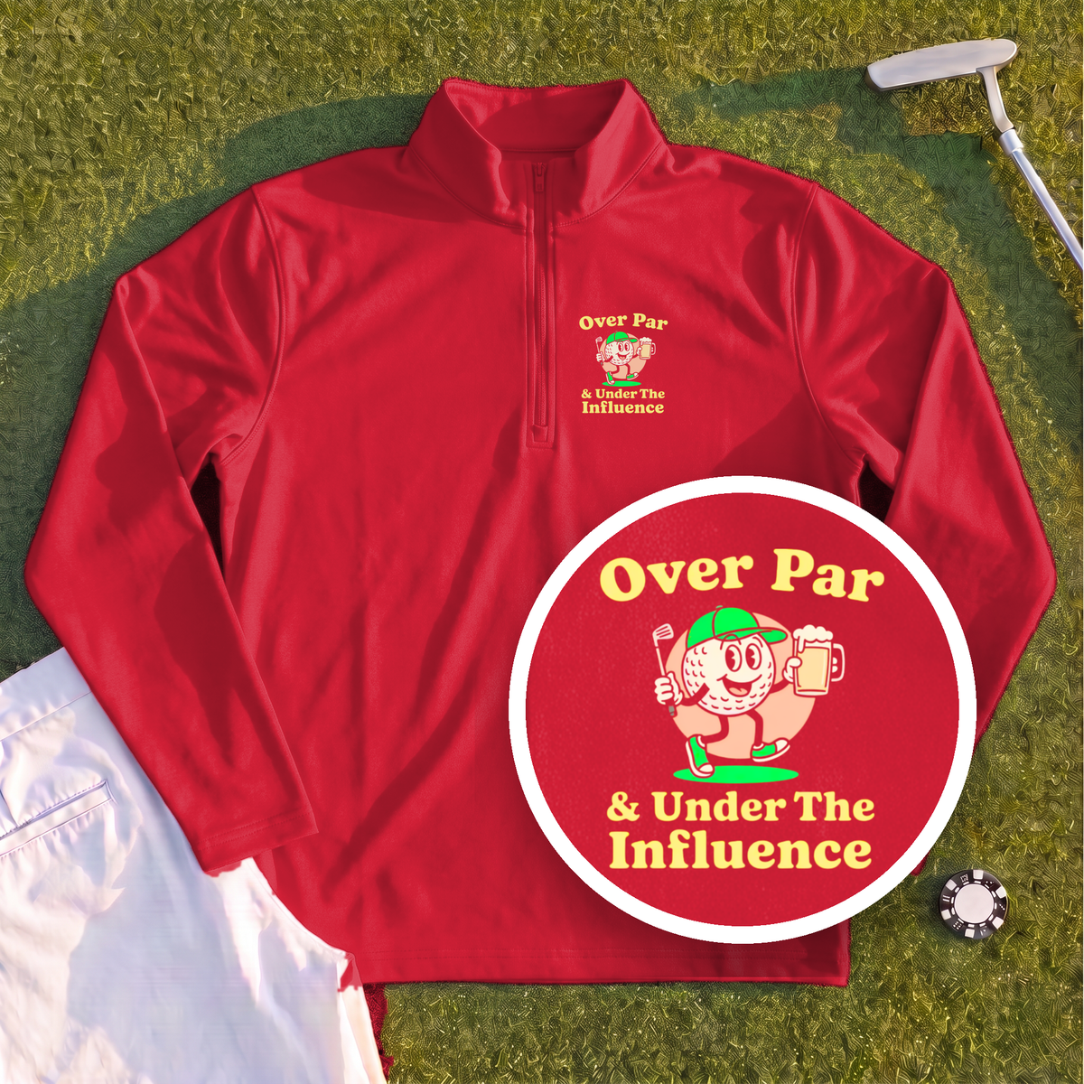 Over And Under It Quarter Zip