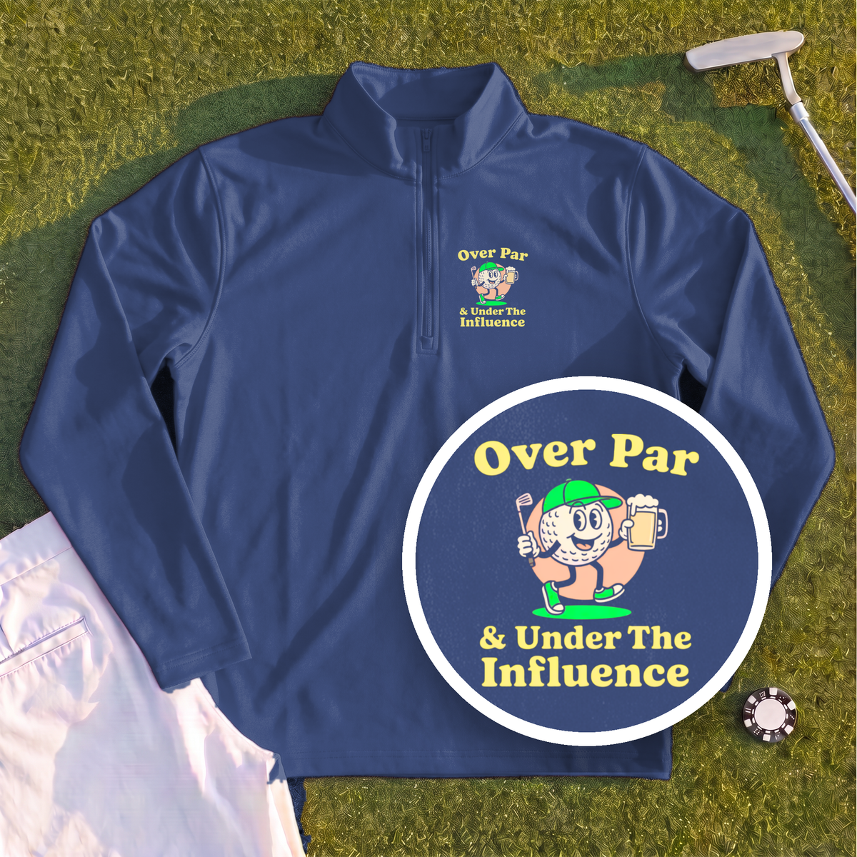 Over And Under It Quarter Zip