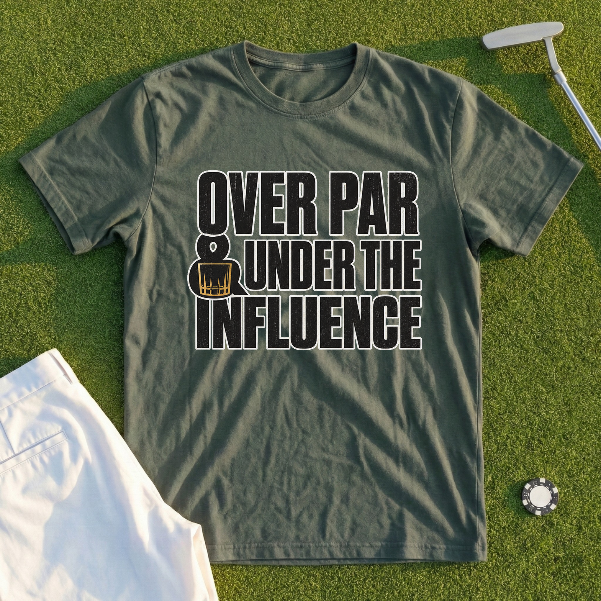 Over Par And Under The Influence Tee