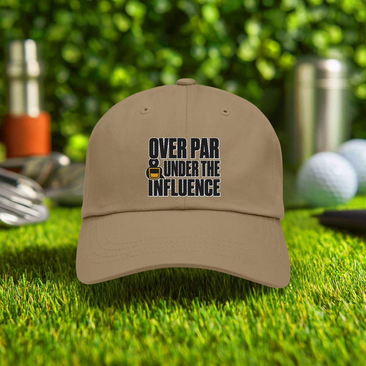 Over Par & Under The Influence Embroidered Hat